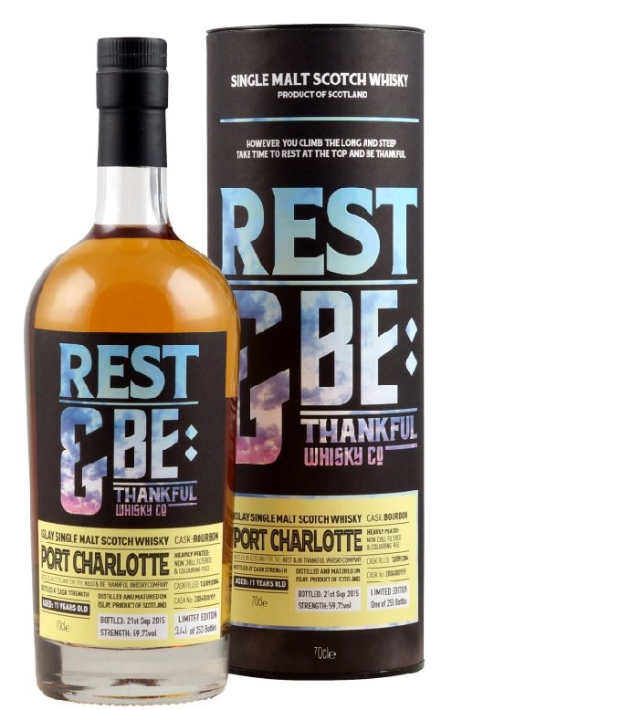Port Charlotte 11 Jahre Rest Be Thankful Company old Bourbon Cask