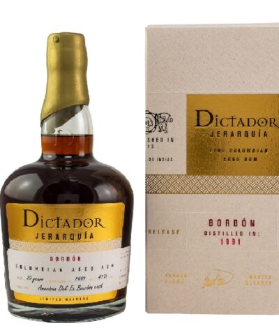 Dictador 1991 2020 28 Jahre Jerarquia Bourbon Casks