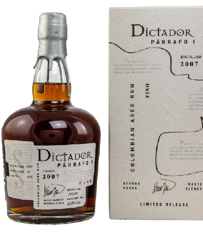 Dictador Rum 15 Jahre Parrafo I Fino 2007 2022